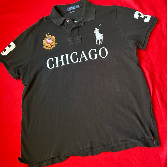 Unique Polo by Ralph Lauren Black Men's Shirt - Picture 1 of 7